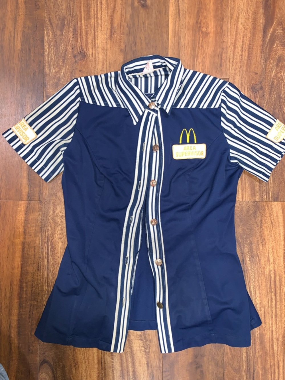 Rare 1976 Vintage Women’s McDonald’s Area Supervisor Uniform size 14 (Small) 009